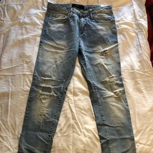 Represent Clo light wash denim